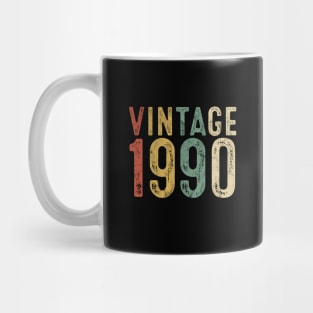 Vintage 1990 30th Birthday Gift 30 Year Old Thirty Bday Mug